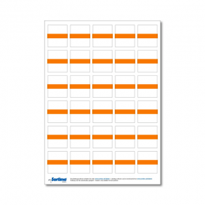 30 samolepilnih nalepk za boljšo organizacijo delovnega okolja (oranžne) 