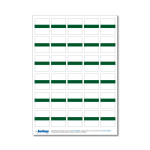 30 samolepilnih nalepk za boljšo organizacijo delovnega okolja (temno zelene)