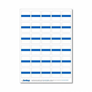 30 samolepilnih nalepk za boljšo organizacijo delovnega okolja (modre)